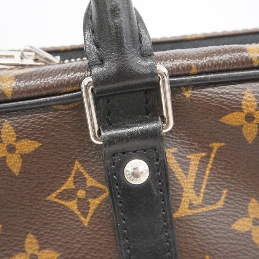Louis Vuitton Porte-Document Voyage M40225 Brown/Black Men's Bag P1819530 - Picture 12 of 16